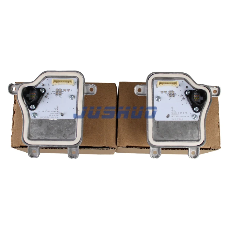 JUSHUO 80A998474B 8leds-LowVersion Headlight Head Light Lamp DRL diode Unit 80A998473B For Aud(i) 2018 Q5