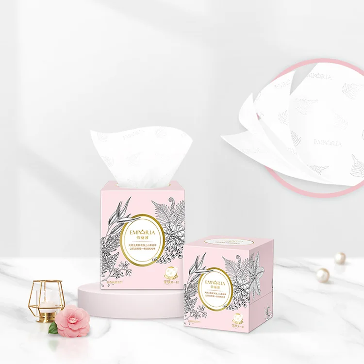Wholesale Facial Tissue Face Paper High Quality Disposable 3 Ply Tissues