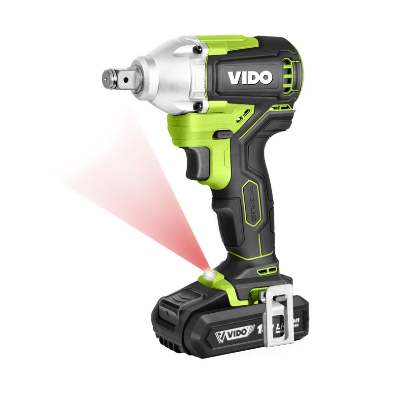 VIDO Drilling Wrench Machine high quality 300N.m Lithium Battery Brushless Electric Impact Wrench