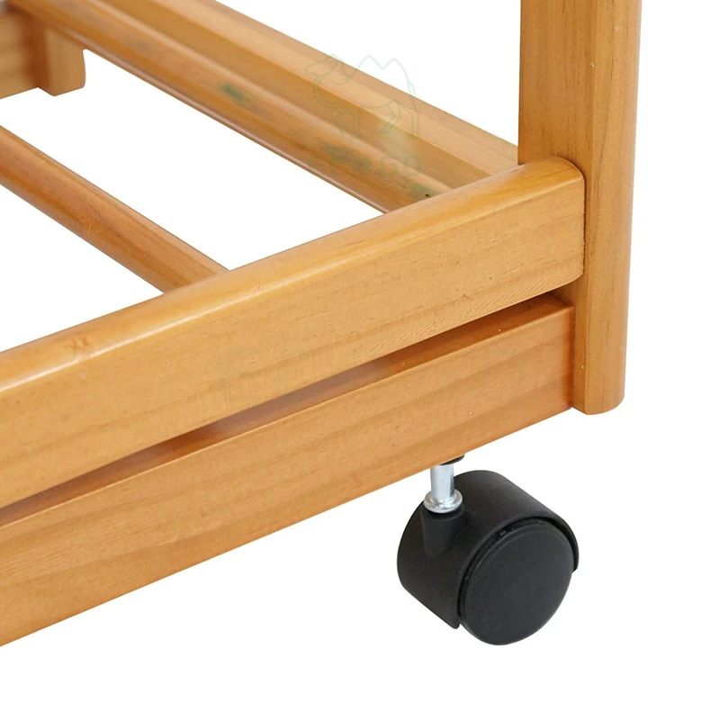 4-Tier Multifunction Utility Food Tea  Kitchen Storage Trolley Cart