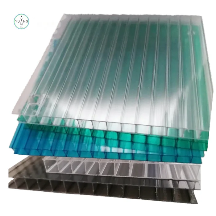 Lexan hollow 10mm greenhouse plastic polycarbonate sheet