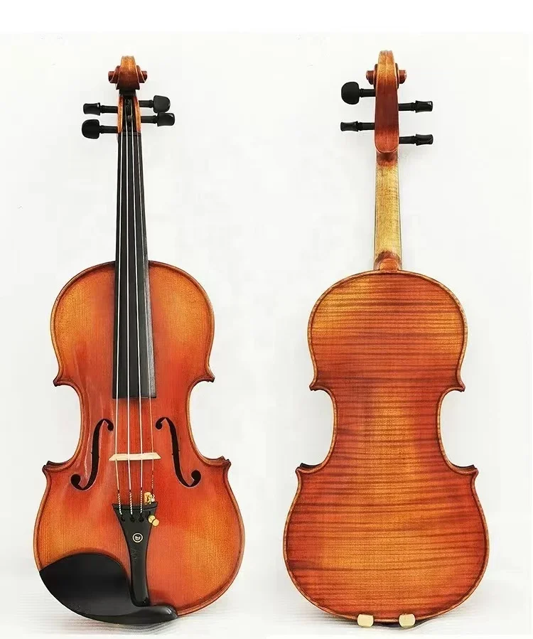 Microprocessor Transistor Bow Stand Handmade Flamed Maple Violin