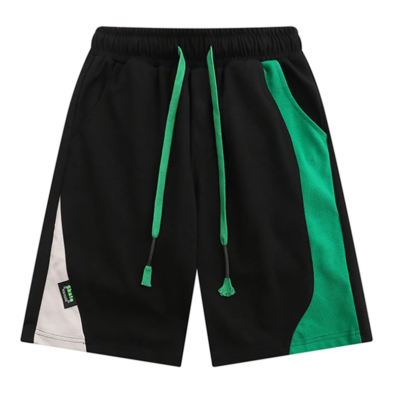 New style 100% cotton mens gym sweat shorts custom logo patch running cargo shorts for men