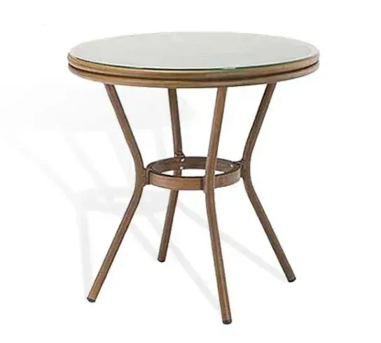 Uplion chinese Manufacturer Glass Table Modern Round Coffee Table Glass Luxury Round Dining Table