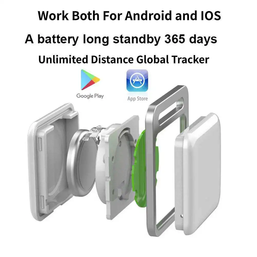 Long Standby Unlimited Range Mini Smart GPS Locator Device Baggage Bike Suitcase Kids Tracker AirTag GPS Tracking Device