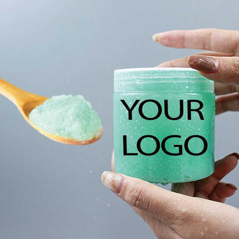 OEM собственная Марка морская соль лечебный шампунь для волос скраб кожи головы