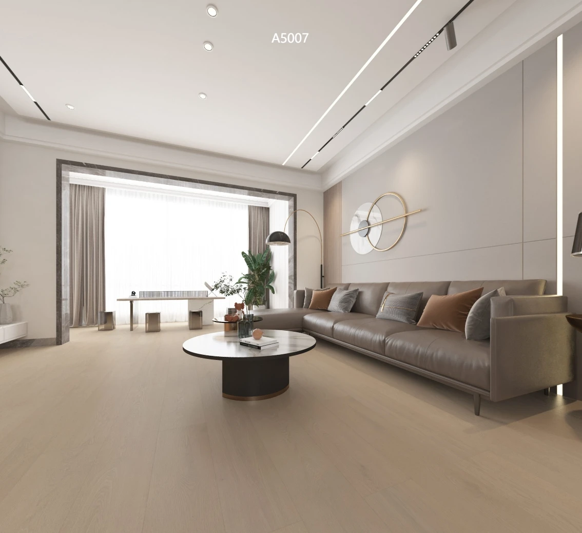 Interlocking laminated floor