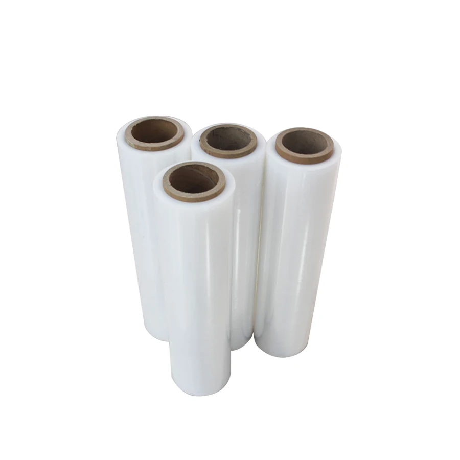 Clear Strech Plastic Ldpe PE Packaging Film Roll Pallet Wrapping Machine Lldpe Hand Packing Pallet Wrap Stretch Film