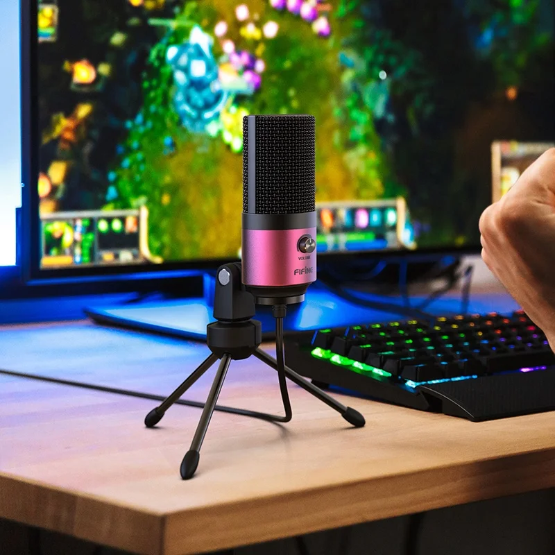 Fifine K670 микрофонный профессиональный студийный микрофон для записи конденсатора usb микрофон для youtube