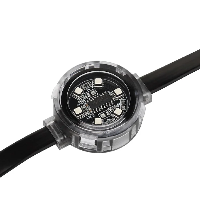 LED Pixel modules 40mm Dots 24V DC IP67 waterproof  rgb led dmx pixel