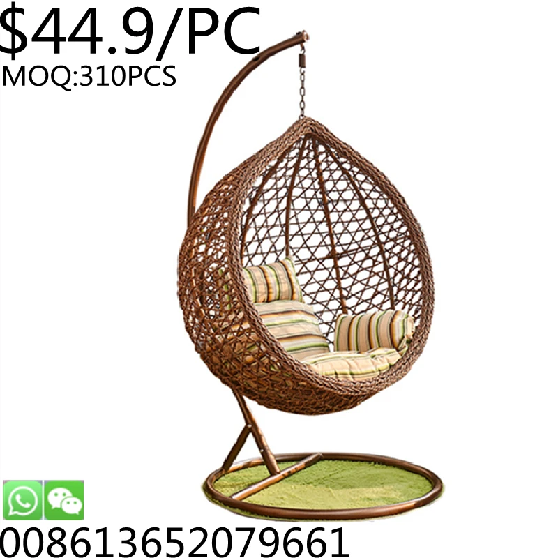 TSF Wholesale Wicker Outdoor Chairs Rattan Egg Garden Hanging Hammock