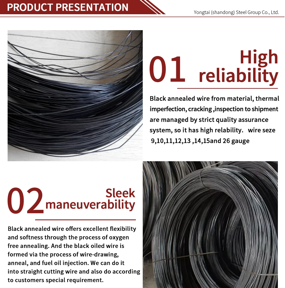 High Quality Hot selling construct wire 16 18 20 21 22 gauge black annealed iron wire