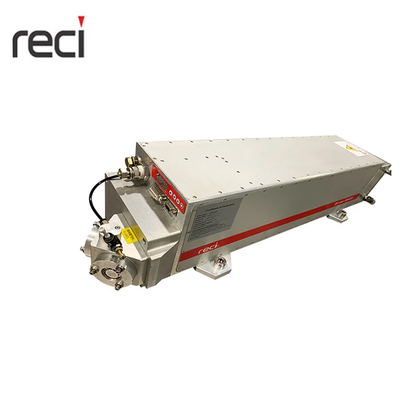 Reci высокобезопасный уровень 200 Вт CO2 лазерная трубка RF лазер для неметаллической гравировки резки и