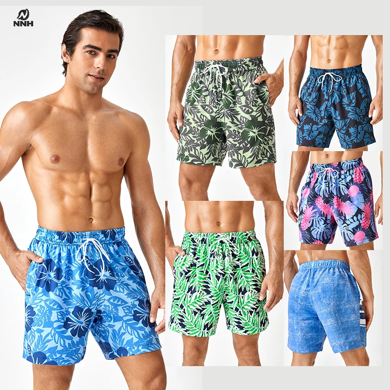 
 New fashion swim shorts boys trunk Oem Solid Color cargo swim Plus Size Summer men graphics swim trunks Beach Shorts Custom  