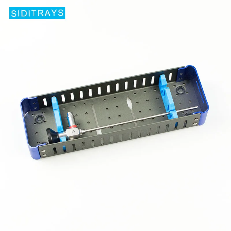 Aluminium alloy endoscope sterilization containers endoscope disinfection box scope sterilization trays