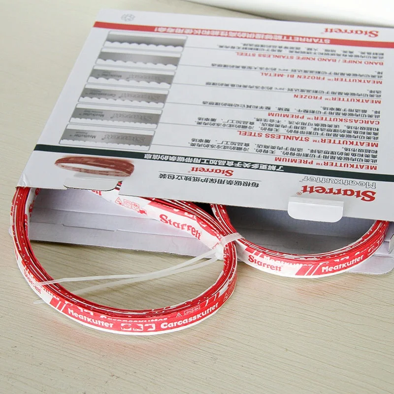 Bone Saw Blade 1650 Starrett Meat Cutting 1200mm 1840mm 2400mm for 210 250 300 Machine Cow Fish Hard