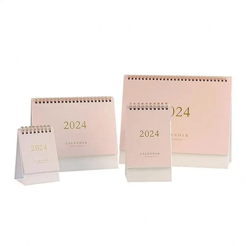 Factory Direct Sale Calender Free Design Printed  Monthly Desk Table Calendar  Planner Calendar Planner