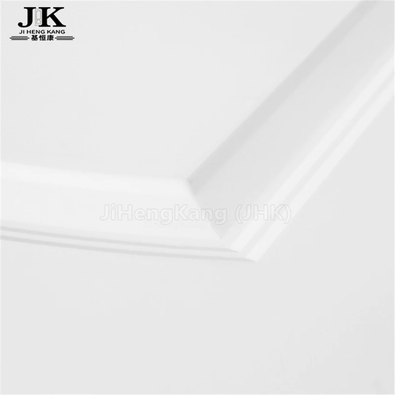 JHK-S03 Decorative Interior Door Skin Panels Types Of Door Skin With Smooth Surface White Arch Top 2 Panel Door Skin