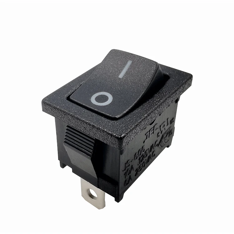Round shape JS-606A-Q-BB-3H Waterproof rocker switch 6A 250V with  CCC certification