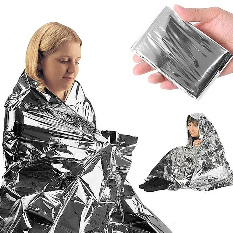 Disposable Foil Mylar Gold Space Folding Rolls Kids Thermal Emergency Warning Rescue Blanket In Guangdong