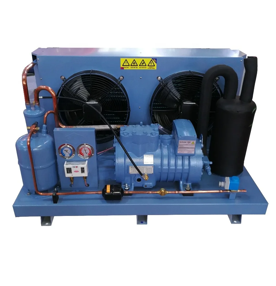 air cooled condenser unit, PU sandwich panel room compressor condenser unit