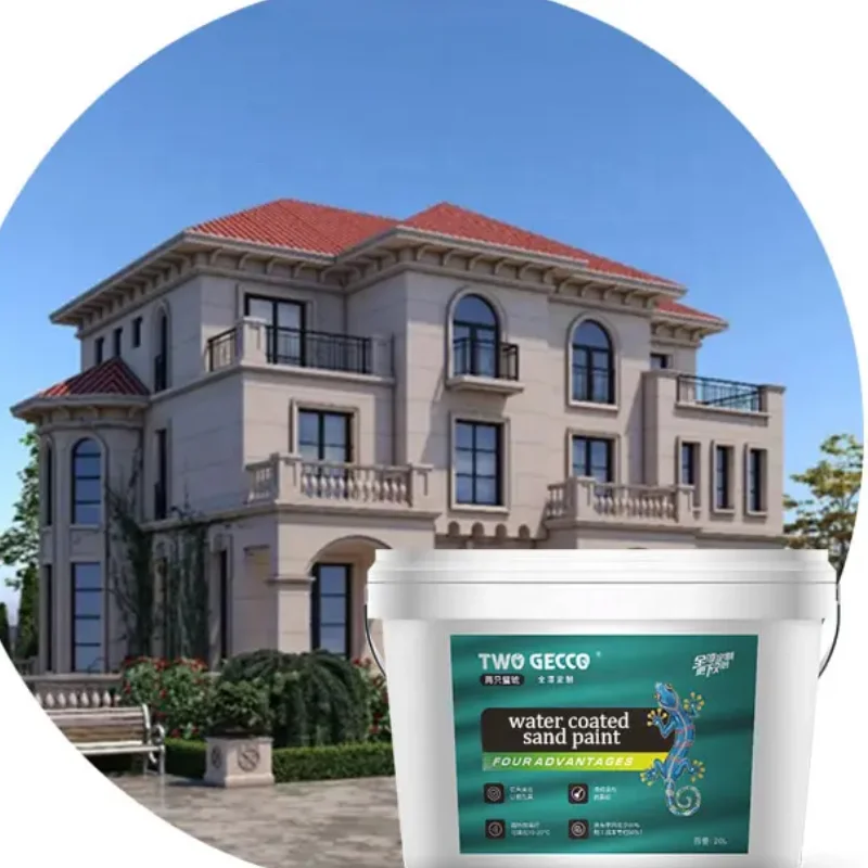 Factory supply Water In Sand Texture Spray Multi-color Paint Granite Wall Painting