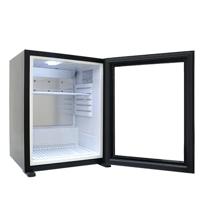 Гостиничный минибар мини-бар 40l поглощения офисные бесшумный мини-холодильник с одной дверью
