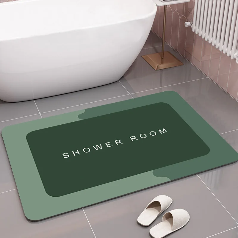 Quick-Drying Water Absorbent Non-Slip Doormat Dirt-Resistant Bathroom Mats Kitchen mats