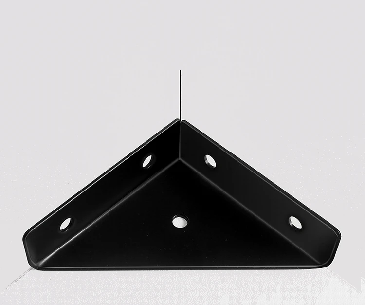 Good Quality Manufacturer Customizable Triangle Bracket Metal Furniture Bracket Flat Plate Fastener Legs Joining Support