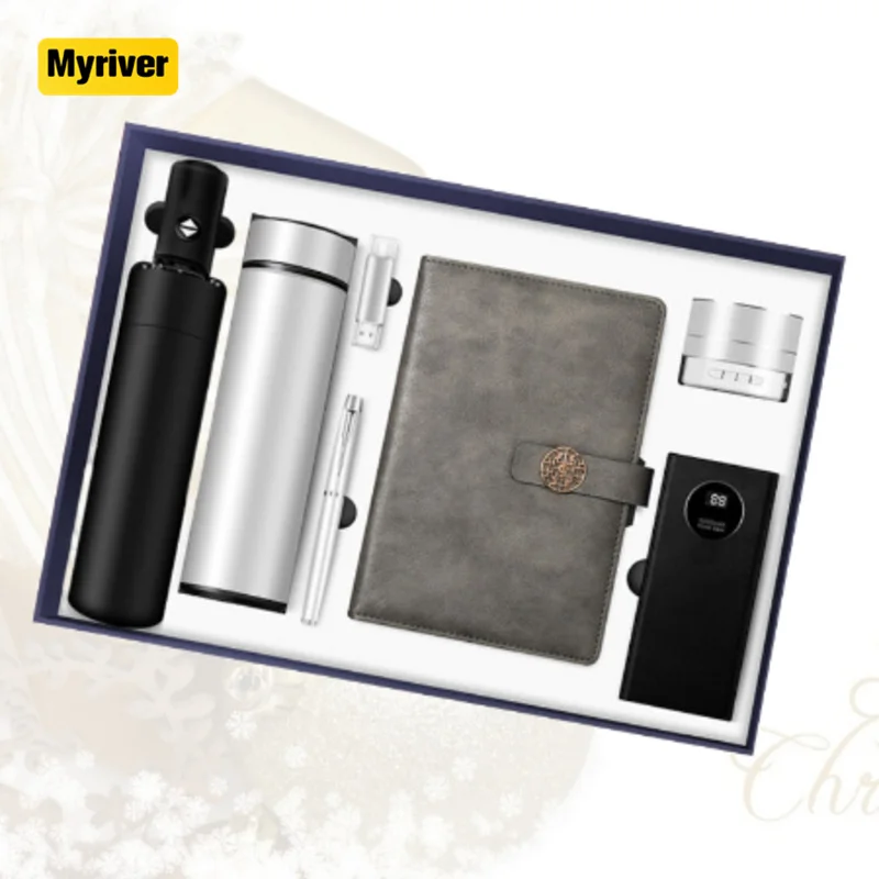 Myriver 2024 English Spanish Yearbook Magnetic Notebook Daily Beige Planner Elegant Agenda Organizer Planner 365