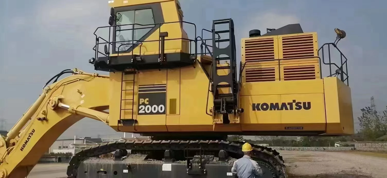 Хорошее состояние Японский Б/у экскаватор PC2000 тяжелое строительное оборудование для экскаватора