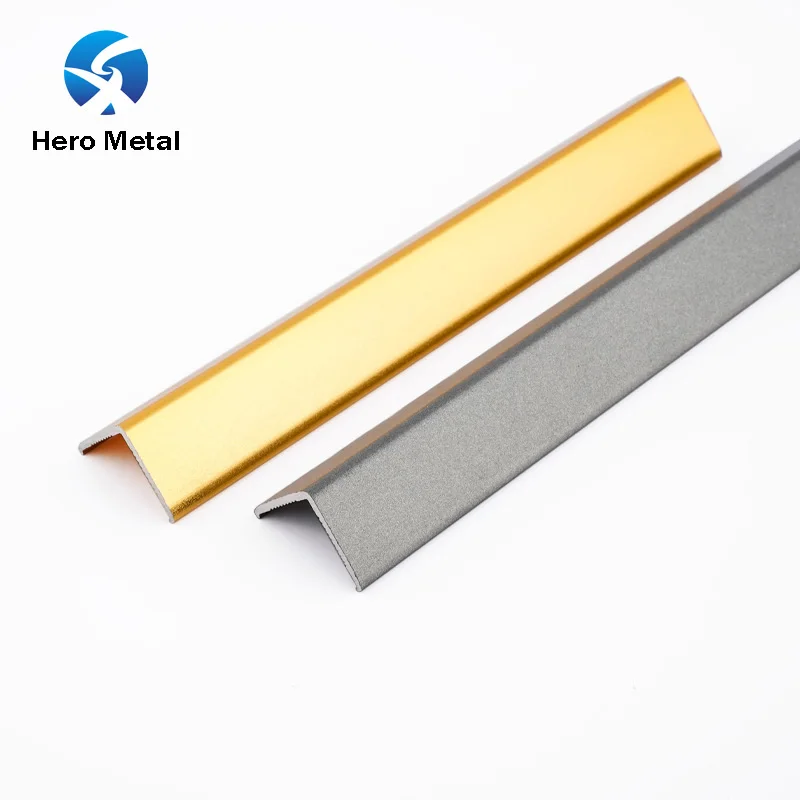 top grade style different color decorative hero metal ceramic accessories strip tile edge straight shape aluminum trim