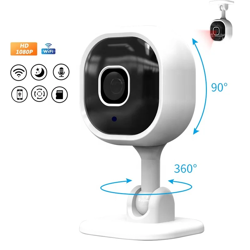 Low Price A3 1080P HD Remote View Wireless Wifi Night Vision Smart Intercom Monitoring Alarm Home Mini Security Camera Ip