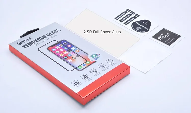 9H Full Cover Anti-Shock Silk Print Tempered Glass Film Matte Screen Protector For Iphone 12 Mini Series