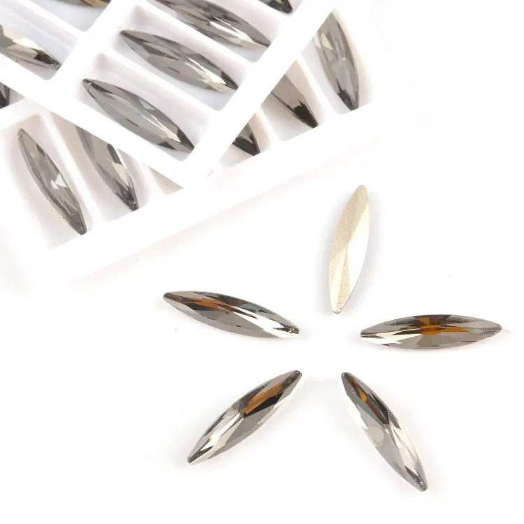 Бусины россыпью хрустальные стразы алмазные кристаллы 6*24 мм 9 5*35 и т. д. Navette