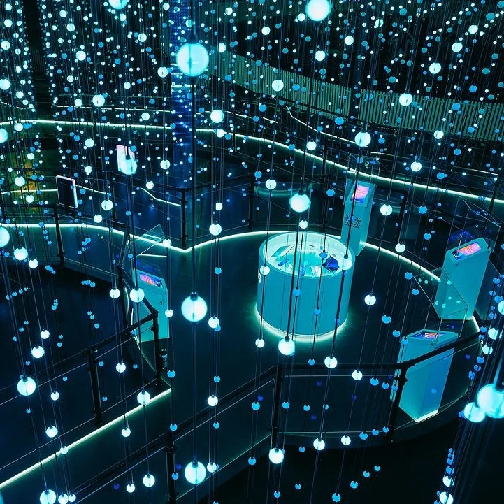 50 мм стальной провод DMX светодиодный 3D шар наружные светодиодные гирлянды RGB 24 В рождественские пиксельные струны шары для штор