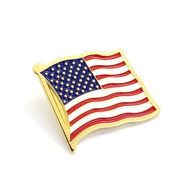 Manufacturing Custom Israel Flag Badge Country Flag Lapel Pin Flags Enamel Pin