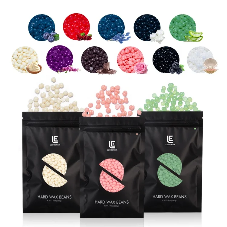 Lcorewax Salon Use  Professional Depilatory Hard Wax Beans 100g for Hair Removal Depilatory Wax