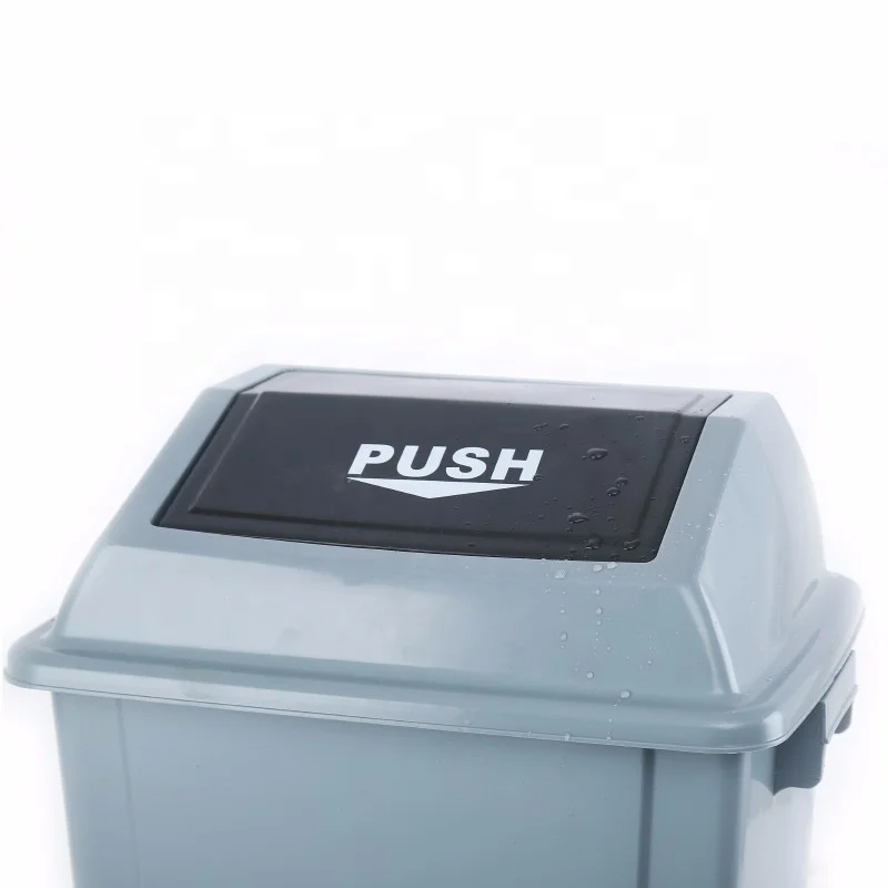 Advertising Plastic 20 Liter Trash Container Waste Bin