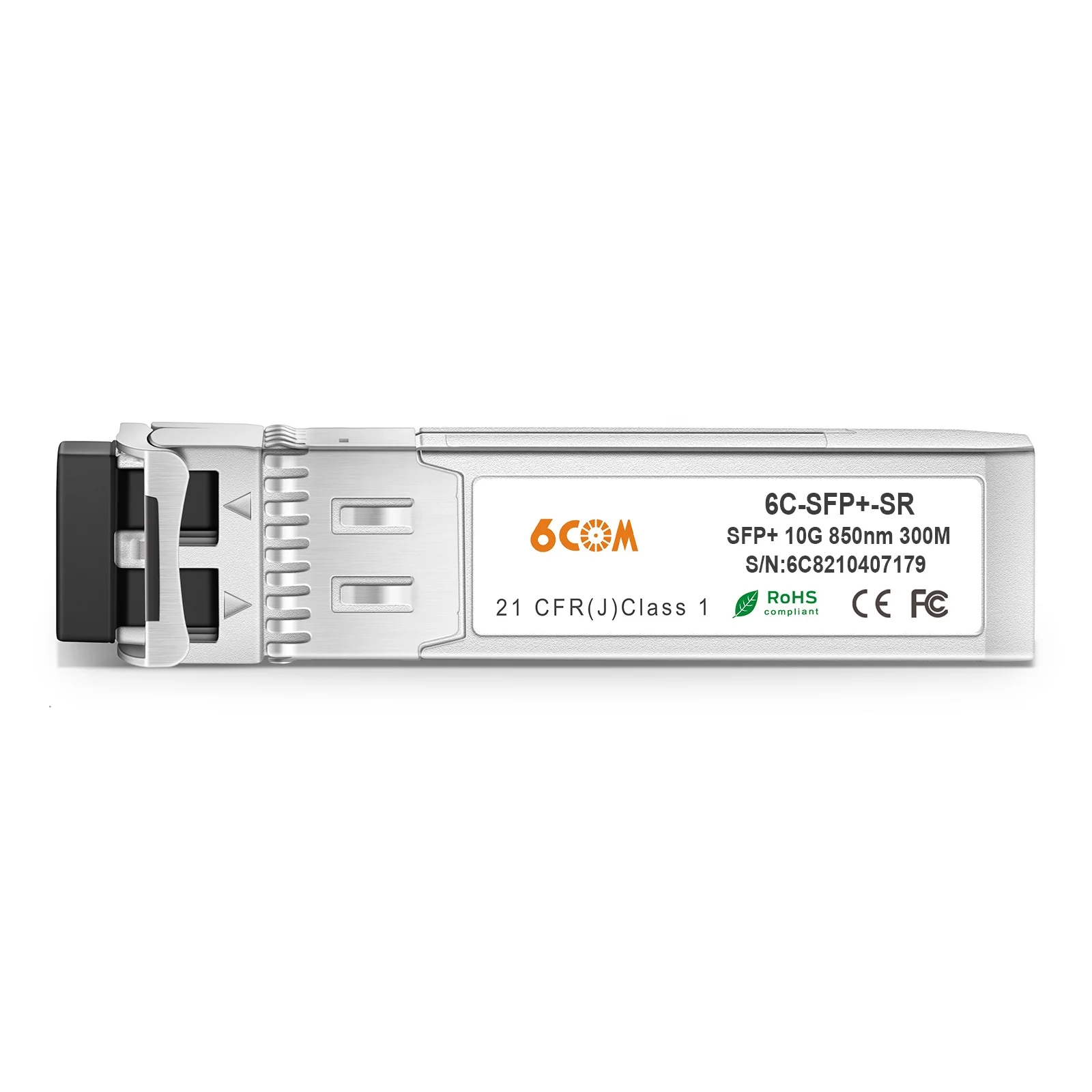 6COM Alcatel-Lucent iSFP-10G-SR/SFP-10G-SR/iSFP-10G-SR Совместимость 10GBASE-SR для программирования в производственных условиях + 850nm 300m DDM LC двойное модуль