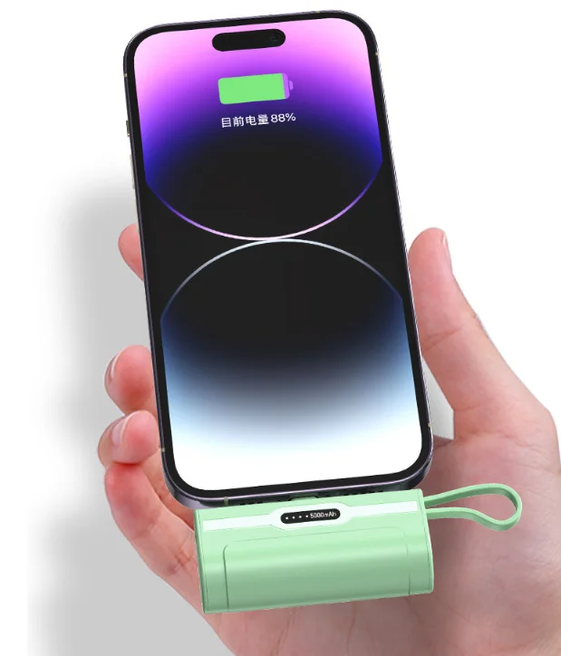 Upgrade Qi Wireless Charging 3 In 1 Mini Portable Magnetic Power Bank For Type-C Micro Lighting