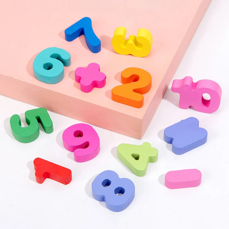 6in1 Multifunction Board Fishing Geometric Cognition Toys Wood Montessori Educational Toys For Kids Montessori Set