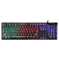 Qiyu Ergonomic Designer Switchable Rgb Light Computer Mechanical Feeling Keyboard Gaming Accessories