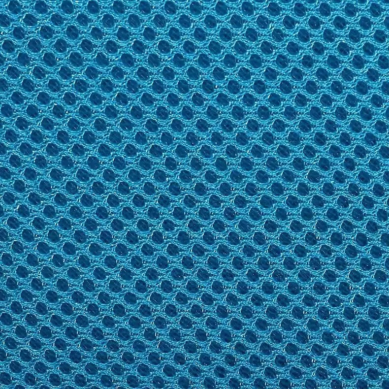 Oeko-Tex сертифицированная 100% полиэфирная 3D сетчатая ткань для коврика 3d сэндвич-сетчатая обуви