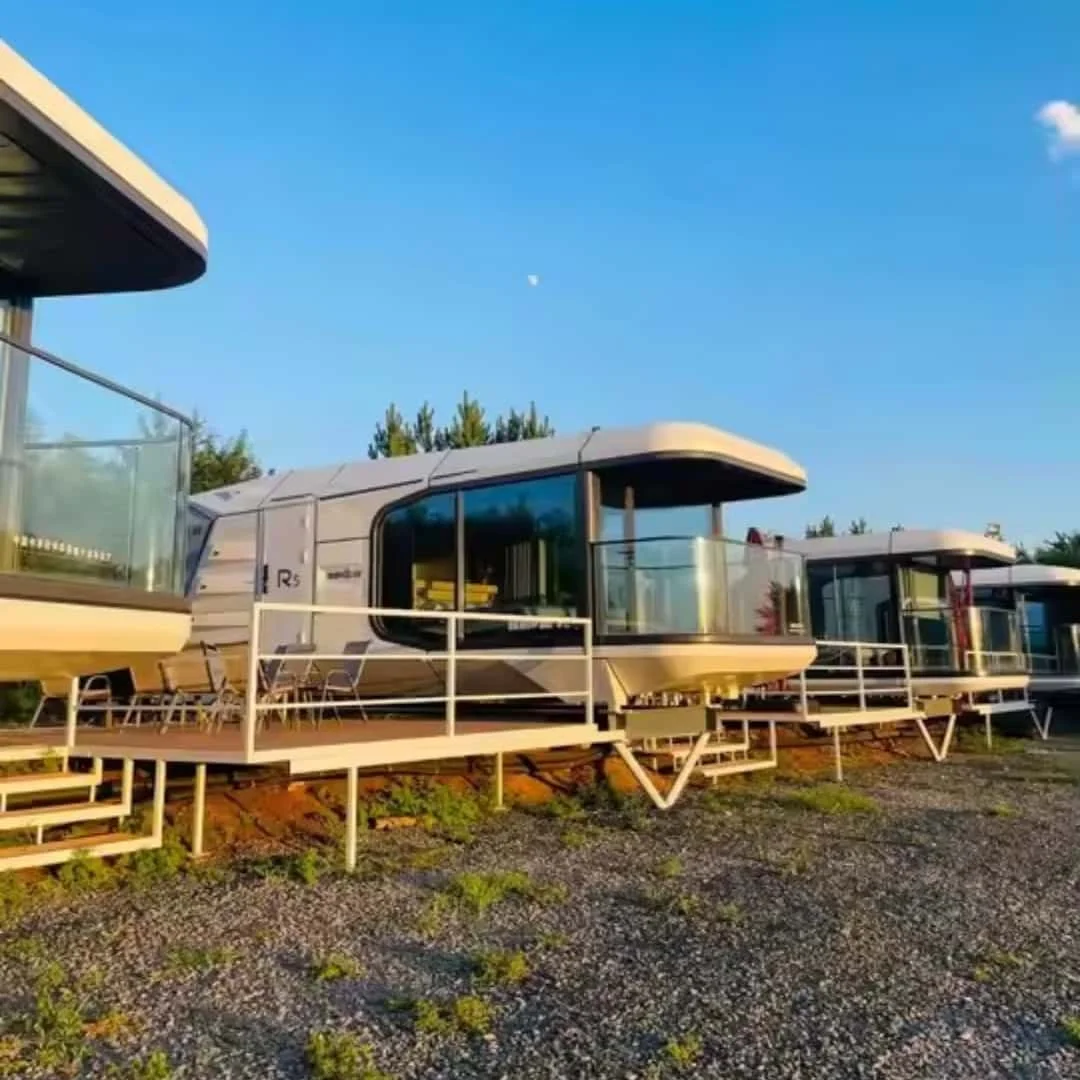 Rising OEM Customized Modern High-end Prefab House Prefab Modular House Easy To Assemble 20ft Container House with Factory Price