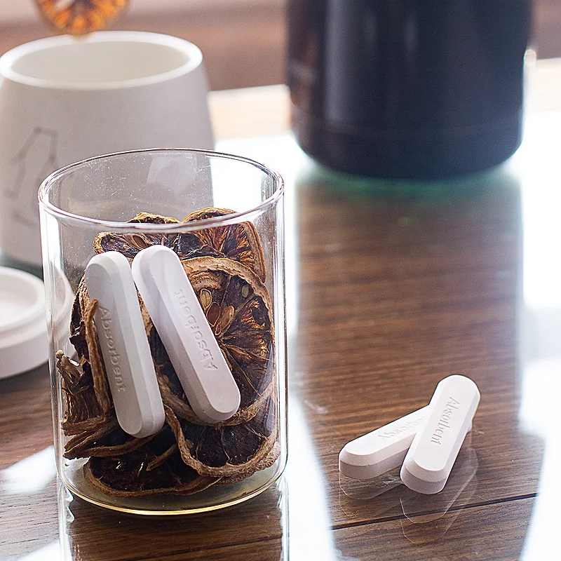 Natural Diatomite Drying Stick Moisture Absorbing Desiccant Strips Diatomaceous Earth Desiccant for Food Dry