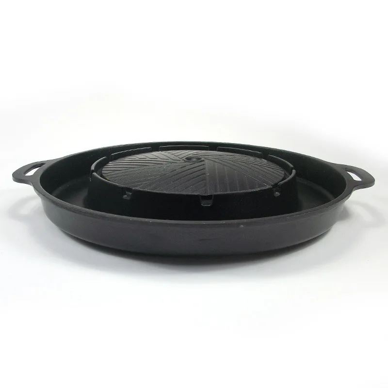 Korean Bbq Non Stick Multi-roasting Grill Pan Plate for Restaurant