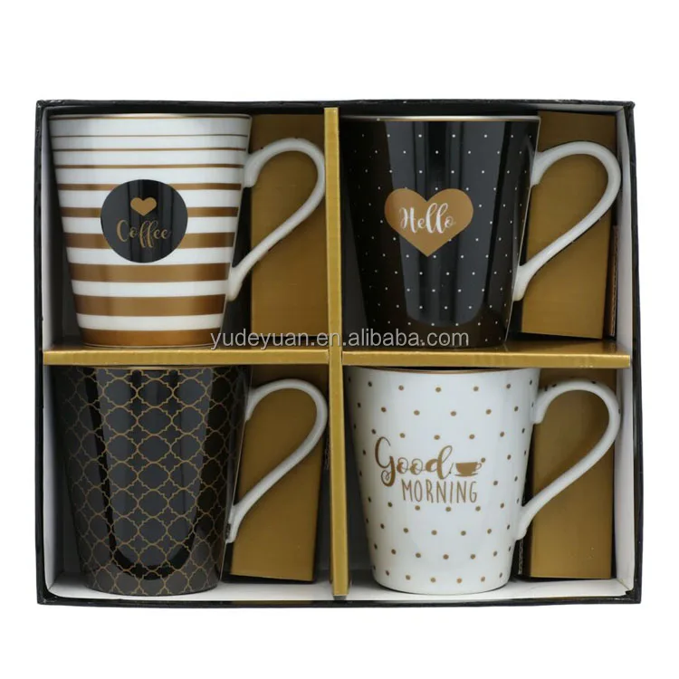 YDY chaozhou factory porcelain modern printing design multicolor 300ml wholesale coffee custom mug ceramic