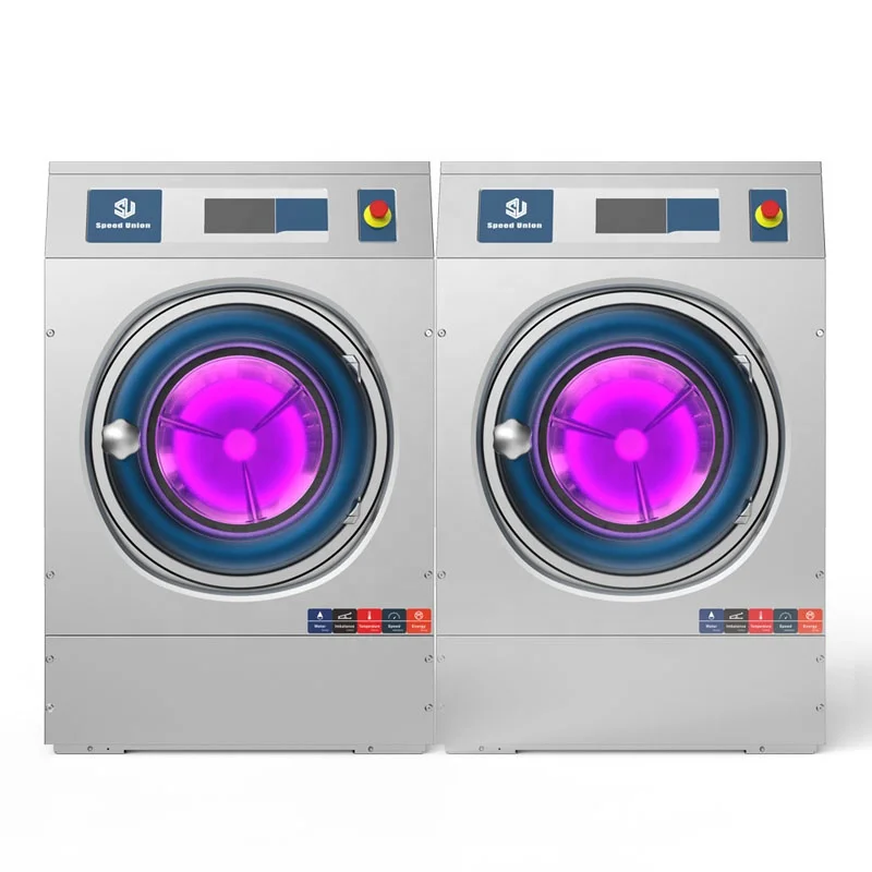 Commercial 12kg 15kg 20kg 25kg High Quality Coin Operated Washer and Dryer Laundry Equipment