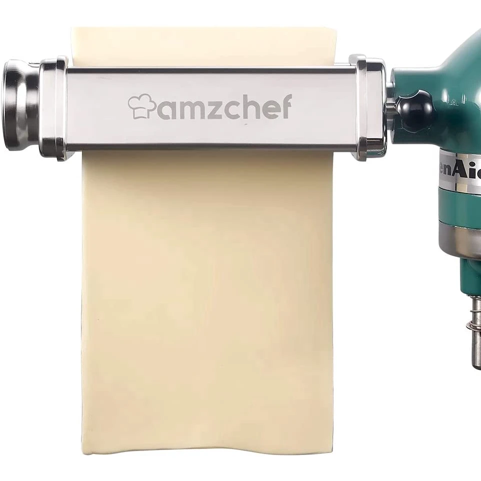 Amzchef тестораскаточной Роликовая насадка из нержавеющей стали для изготовления макарон машины синтетического